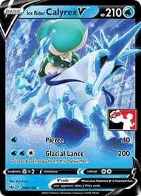 Ice Rider Calyrex V - Prize Pack Series Cards - Pokemon card