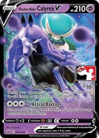 Shadow Rider Calyrex V - Prize Pack Series Cards - Pokemon card