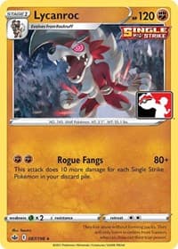 Lycanroc - Prize Pack Series Cards - Pokemon card