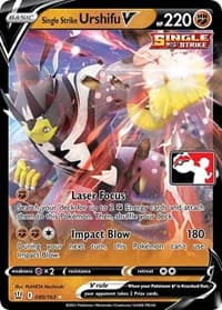 Single Strike Urshifu V - Prize Pack Series Cards - Pokemon card