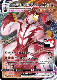 Single Strike Urshifu VMAX - Prize Pack Series Cards - Pokemon card
