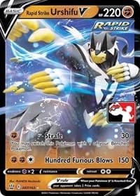 Rapid Strike Urshifu V - Prize Pack Series Cards - Pokemon card
