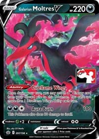 Galarian Moltres V - Prize Pack Series Cards - Pokemon card