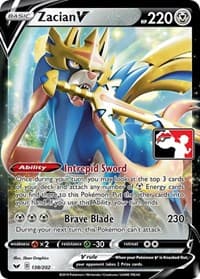 Zacian V - Prize Pack Series Cards - Pokemon card