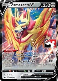 Zamazenta V - Prize Pack Series Cards - Pokemon card