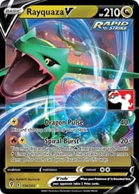 Rayquaza V - Prize Pack Series Cards - Pokemon card