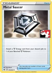 Metal Saucer - Prize Pack Series Cards - Pokemon card