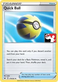 Quick Ball - Prize Pack Series Cards - Pokemon card