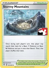 Stormy Mountains - Prize Pack Series Cards - Pokemon card