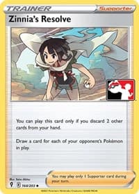 Zinnia's Resolve - Prize Pack Series Cards - Pokemon card