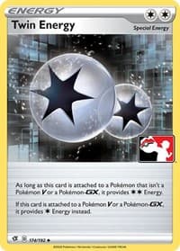 Twin Energy - Prize Pack Series Cards - Pokemon card