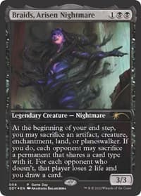 Braids, Arisen Nightmare - Game Day & Store Championship Promos - Magic: The Gathering card