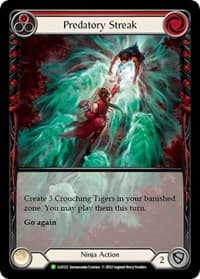 Predatory Streak (Red) - LGS122 - Flesh and Blood: Promo Cards - Flesh and Blood TCG card