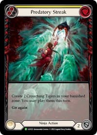 Predatory Streak (Yellow) - LGS123 - Flesh and Blood: Promo Cards - Flesh and Blood TCG card