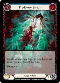 Predatory Streak (Blue) - LGS124 - Flesh and Blood: Promo Cards - Flesh and Blood TCG card