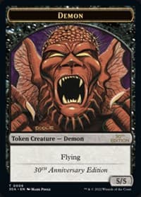 Demon Token - 30th Anniversary Edition - Magic: The Gathering card