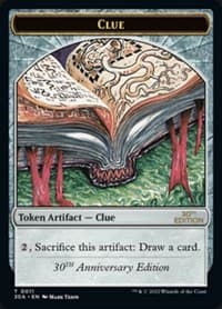 Clue (0011) Token - 30th Anniversary Edition - Magic: The Gathering card