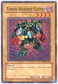 Three-Headed Geedo - Pharaoh's Servant (Worldwide English) - YuGiOh card