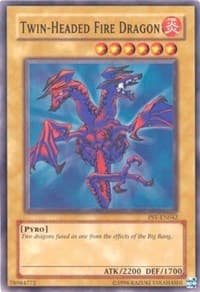 Twin-Headed Fire Dragon - Pharaoh's Servant (Worldwide English) - YuGiOh card