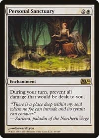 Personal Sanctuary - Magic 2012 (M12) - Magic: The Gathering card