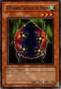 4-Starred Ladybug of Doom - Pharaoh's Servant (Worldwide English) - YuGiOh card