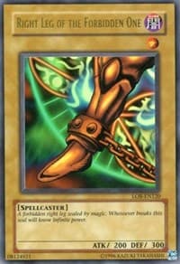 Right Leg of the Forbidden One - Legend of Blue Eyes White Dragon (Worldwide English) - YuGiOh card