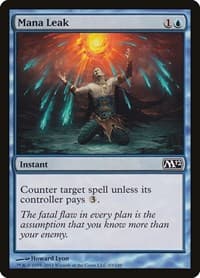 Mana Leak - Magic 2012 (M12) - Magic: The Gathering card
