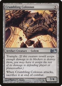 Crumbling Colossus - Magic 2012 (M12) - Magic: The Gathering card