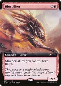 Blur Sliver (Extended Art) - Secret Lair Drop Series - Magic: The Gathering card