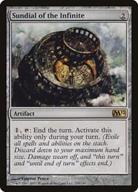 Sundial of the Infinite - Magic 2012 (M12) - Magic: The Gathering card