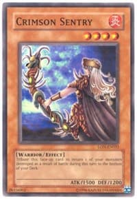 Crimson Sentry - Labyrinth of Nightmare (Worldwide English) - YuGiOh card