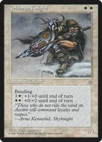 Kjeldoran Knight - Ice Age - Magic: The Gathering card