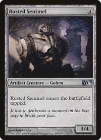Rusted Sentinel - Magic 2012 (M12) - Magic: The Gathering card