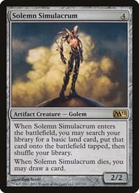 Solemn Simulacrum - Magic 2012 (M12) - Magic: The Gathering card