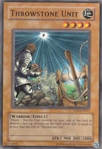 Throwstone Unit - Legacy of Darkness (Worldwide English) - YuGiOh card