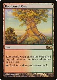 Rootbound Crag - Magic 2012 (M12) - Magic: The Gathering card