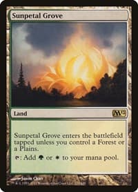Sunpetal Grove - Magic 2012 (M12) - Magic: The Gathering card