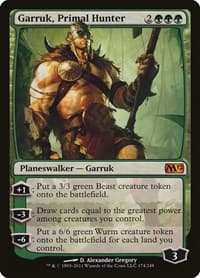 Garruk, Primal Hunter - Magic 2012 (M12) - Magic: The Gathering card