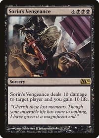 Sorin's Vengeance - Magic 2012 (M12) - Magic: The Gathering card