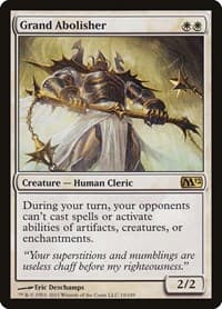 Grand Abolisher - Magic 2012 (M12) - Magic: The Gathering card