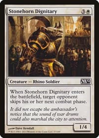 Stonehorn Dignitary - Magic 2012 (M12) - Magic: The Gathering card