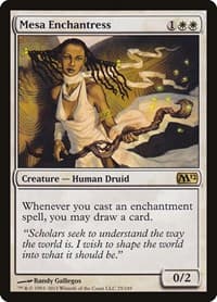Mesa Enchantress - Magic 2012 (M12) - Magic: The Gathering card