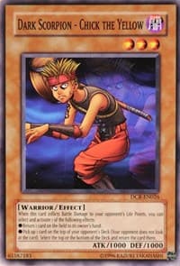 Dark Scorpion - Chick the Yellow - Dark Crisis (Worldwide English) - YuGiOh card
