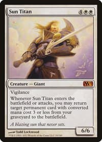 Sun Titan - Magic 2012 (M12) - Magic: The Gathering card