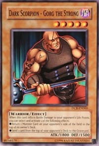 Dark Scorpion - Gorg the Strong - Dark Crisis (Worldwide English) - YuGiOh card