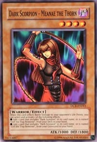 Dark Scorpion - Meanae the Thorn - Dark Crisis (Worldwide English) - YuGiOh card