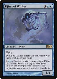 Djinn of Wishes - Magic 2012 (M12) - Magic: The Gathering card