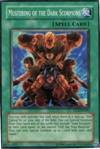 Mustering of the Dark Scorpions - Dark Crisis (Worldwide English) - YuGiOh card