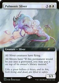 Pulmonic Sliver (Extended Art) - Secret Lair Drop Series - Magic: The Gathering card