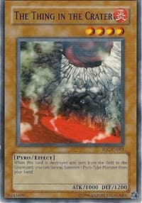 The Thing in the Crater - Invasion of Chaos (Worldwide English) - YuGiOh card